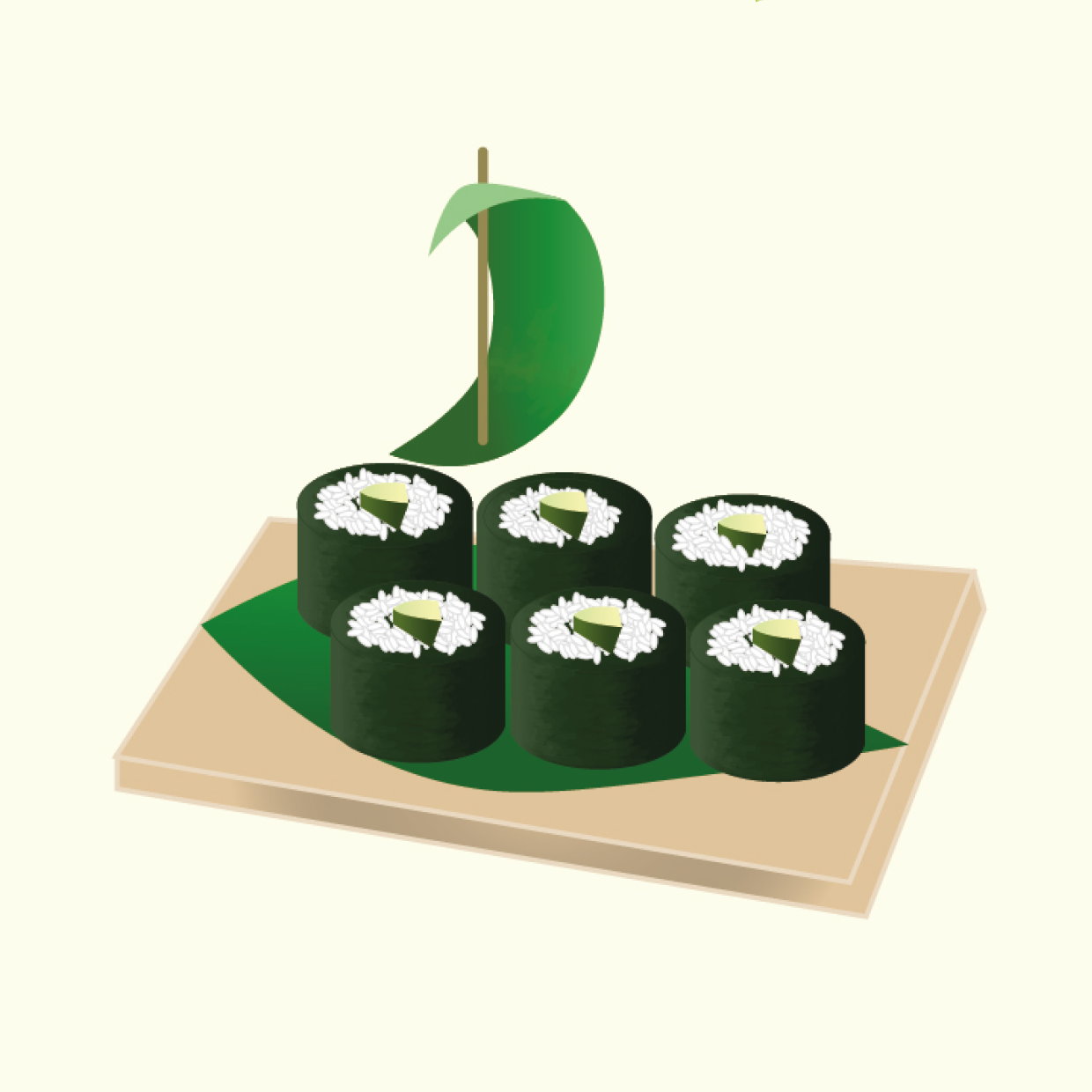 Макі роли огірок «Кораблик»